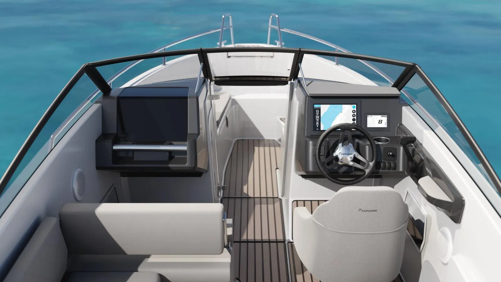 Yamarin 63 BR kokpit
